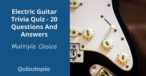 Guitar Player Quiz