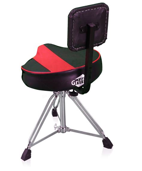 guitar stool with back support