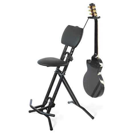 guitar stool with back support