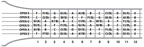 Guitar String Per Notes