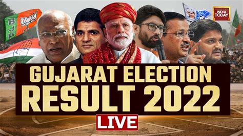 gujarat election 2022 result live updates