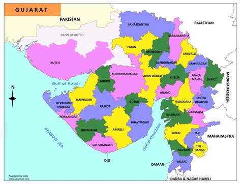 gujarat state district list