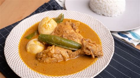 Gulai Nasi Berlauk Ayam Kelantan: Resipi Terperinci