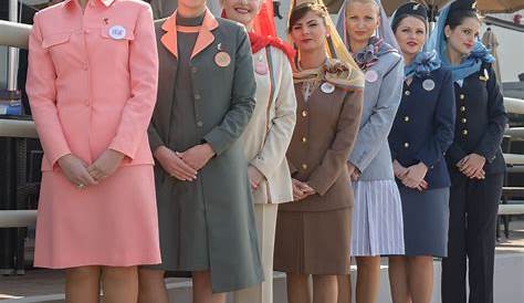 Gulf Airlines Air Hostess Stewardesses Under Sunshine World Stewardess Crews