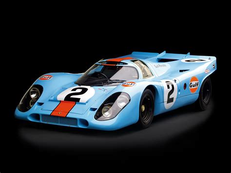 1970 Porsche 917 Race Car Spercar Germany Racing Gulf Le