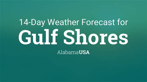 gulf shores al current weather