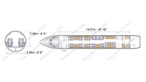 Gulfstream G650 Interior Floor Plans