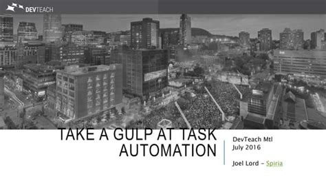 gulp - task automation