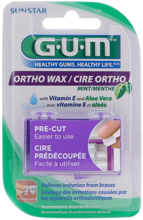 GUM Orthodontic Wax with Vitamin E Each The Online Drugstore