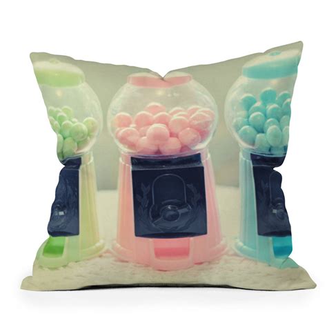Gum Throw Pillows