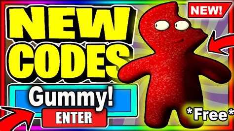 Gummy Codes Roblox