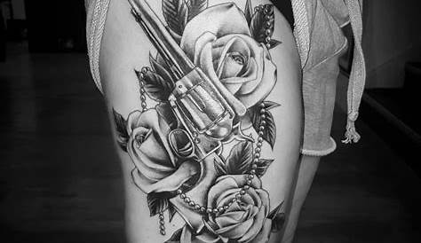 Картинки по запросу guns and rose tattoo Rose Tattoo With Name, Name