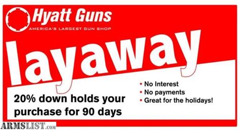 Gun Store Layaway Plans