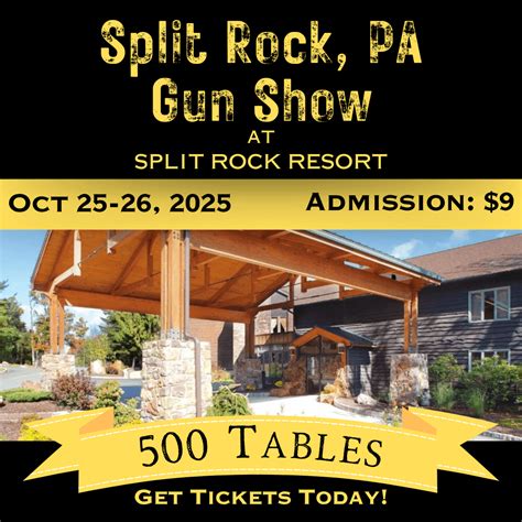 gun show split rock pa