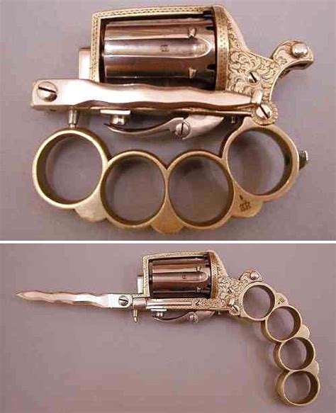 Gun With Brass Knuckles