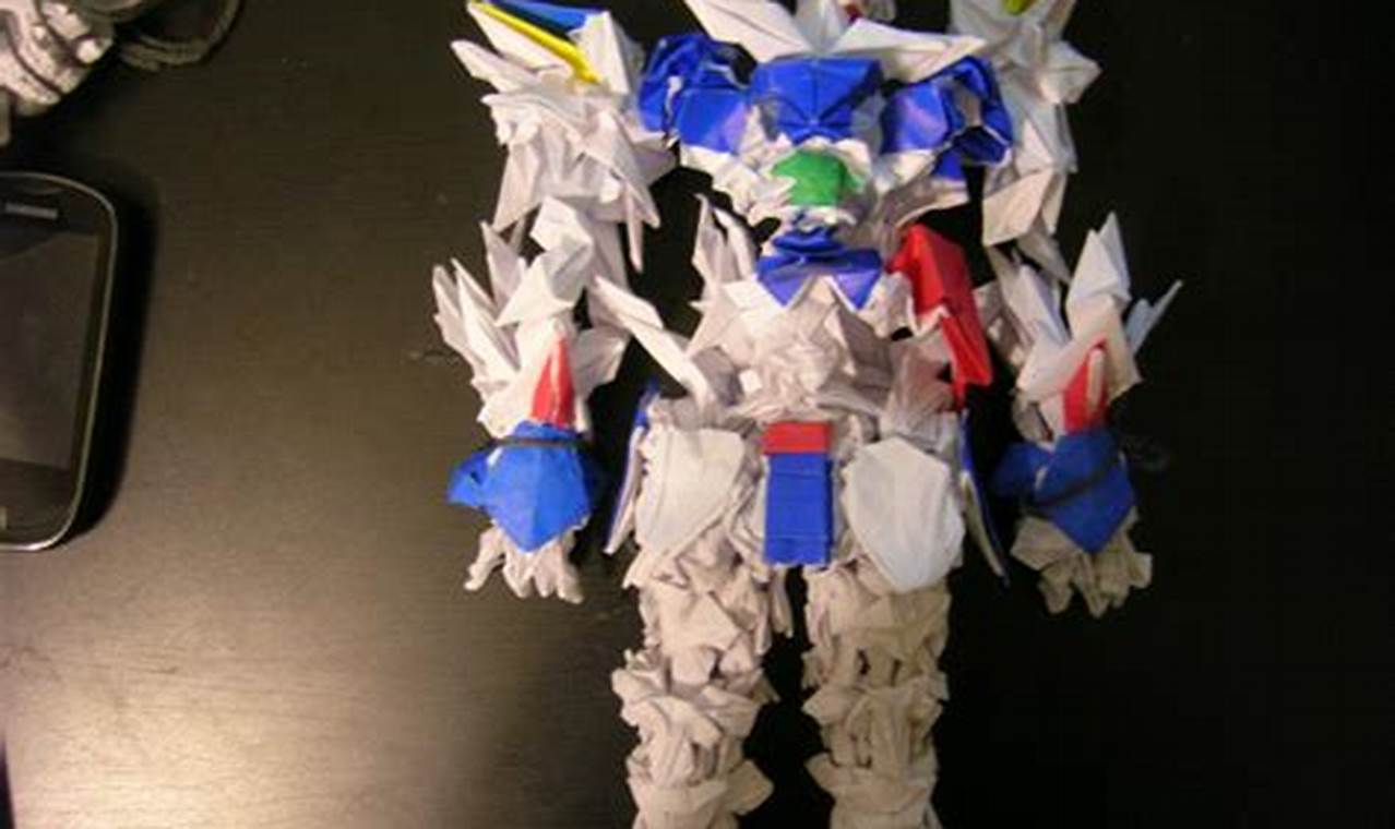 Gundam Seed Origami Flower: A Unique Papercraft Experience