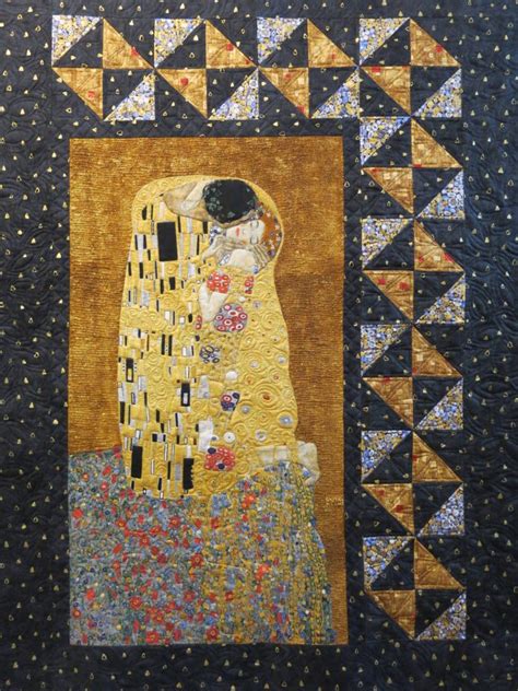 gustav klimt quilting fabric