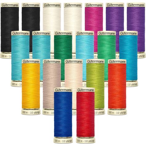 Gutermann Cotton Thread Colours