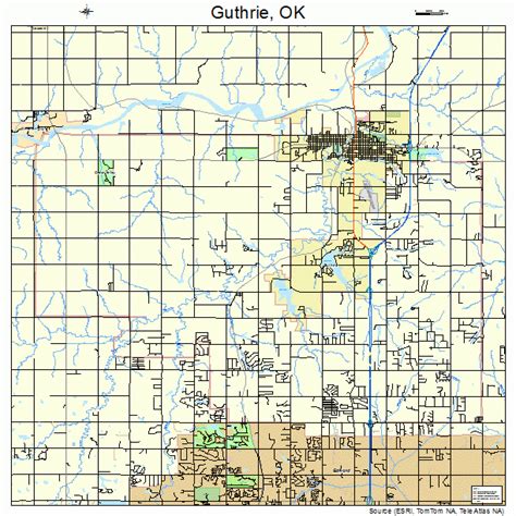 Guthrie Ok Zip Code Map