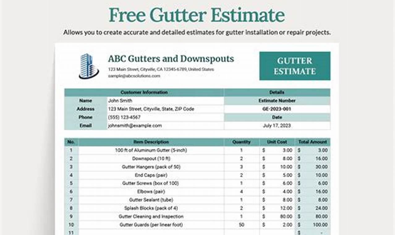 Unveiling the Power of Gutter Estimate Software: A Contractor's Guide to Accuracy and Efficiency