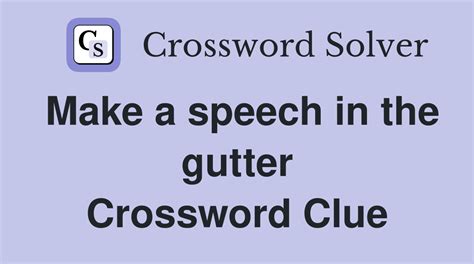 gutter attachment crossword clue