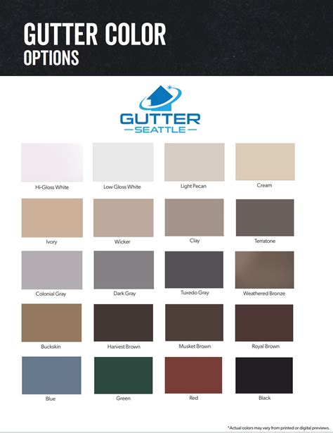 Gutter Color Schemes