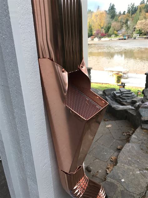 Gutter Downspout Cleanout Box