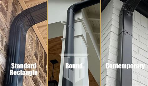 Gutter Downspouts Round Vs Rectangular