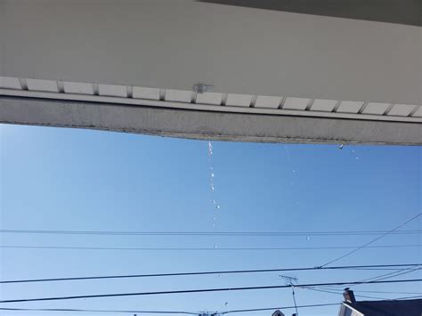 Gutter Drips In Middle