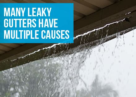 Gutter Leaking Causes