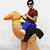 guy riding ostrich costume