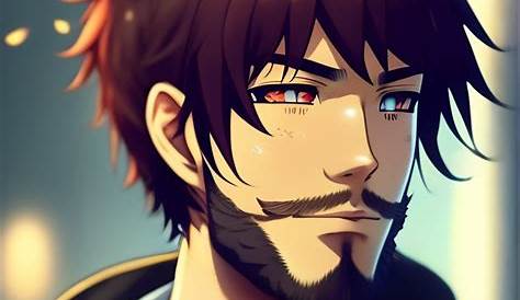 15+ Anime Male Beard Character Design | Guy drawing, Beard drawing