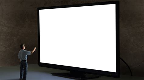 Guy on big screen