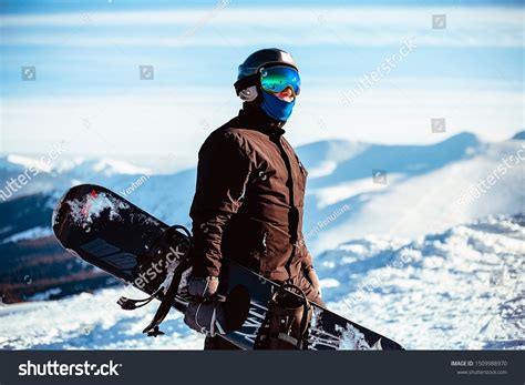 Guy On Snowboard