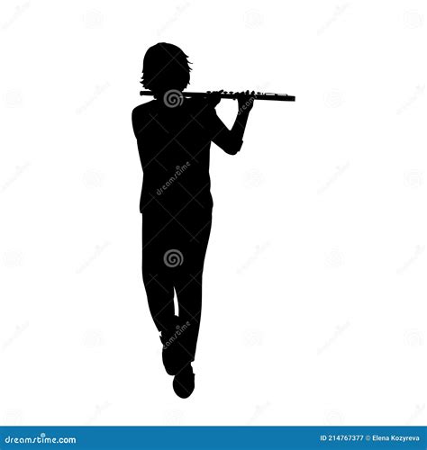 Guy Playing Flute Symbol