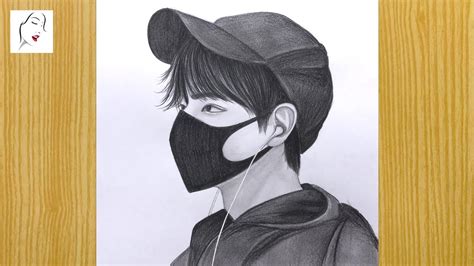 Guy With Cap Drawing