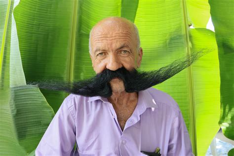 guy with long mustache