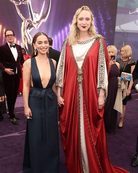 gwendoline christie and emilia clarke