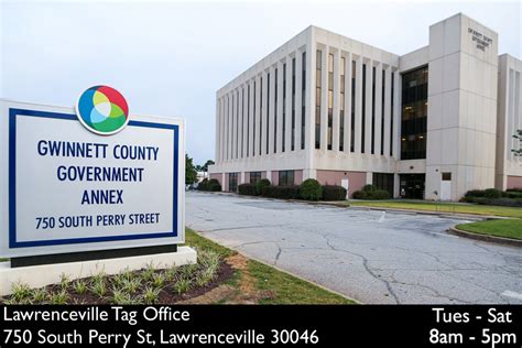gwinnett county tax commissioner tag office