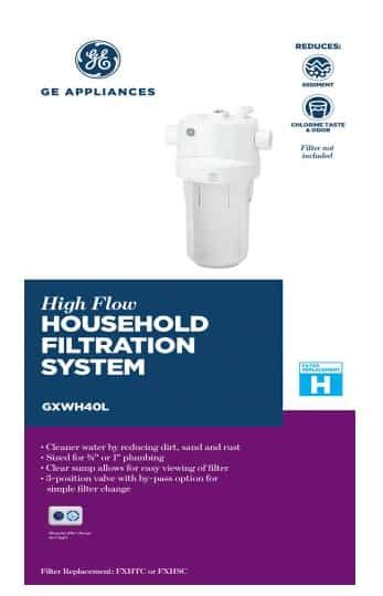 Gxwh40L Filter Change