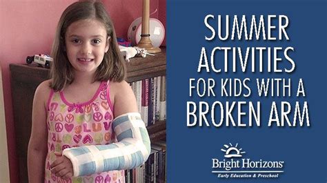 gym activities for child with broken arm