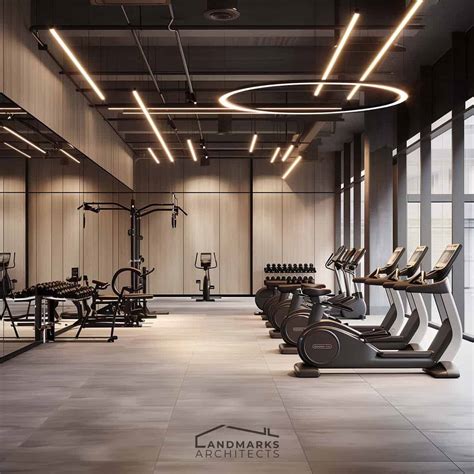 GYM Interior design on Behance
