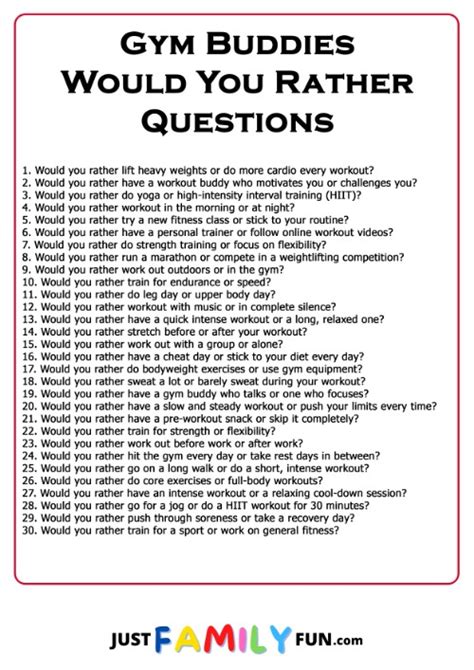 Gym Exercises Questions