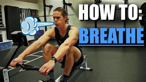 Gym Rowing Machine Breathing