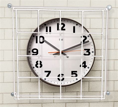 Gym Wall Clock With Cage