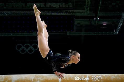 gymnastics beam routine