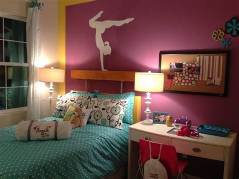 gymnastics bedroom decorating ideas