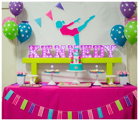 Gymnastics birthday