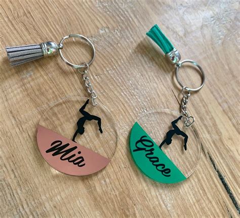 Gymnastics Key Ring