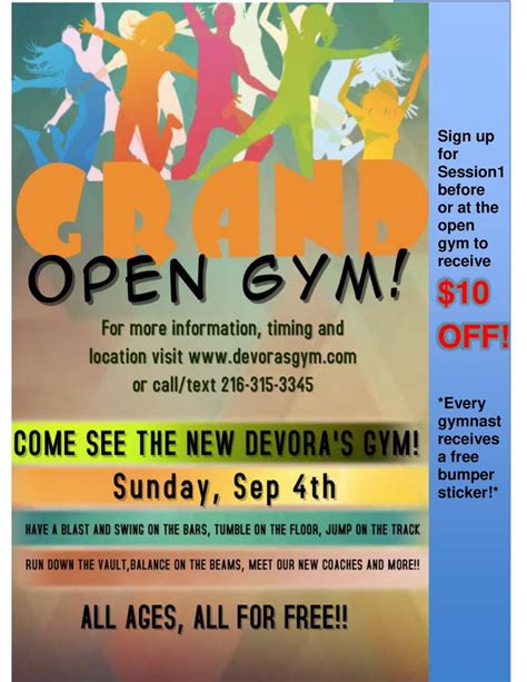 gyms open on sunday